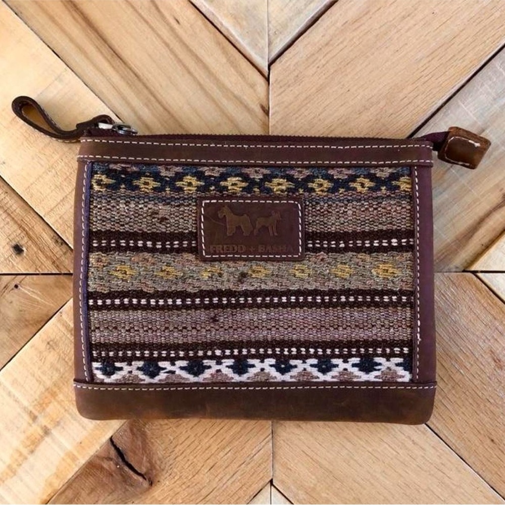 Fredd + Basha handmade vintage woven bag